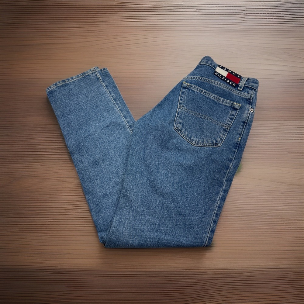 Vintage‎ Tommy Hilfiger Classic Straight Leg Jeans Womens Size 7x32 Denim